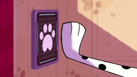 Animation recycling: Dylan paw scan