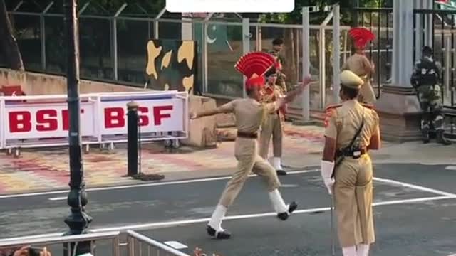 India-Pakistan border ceremony