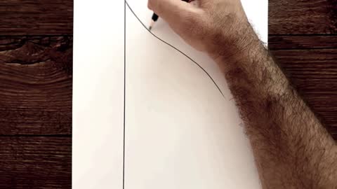 Outline The Line Of The Girl's Hairstyle