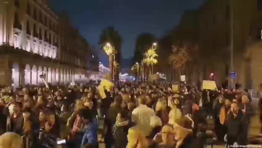 Protest In Barcelona