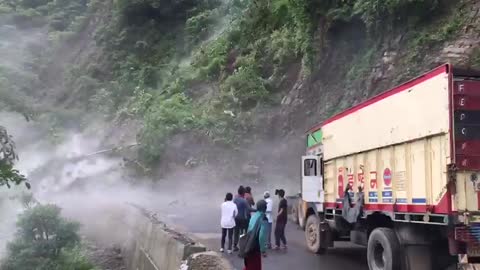 Landslide Sevoke Darjeeling,INDIA