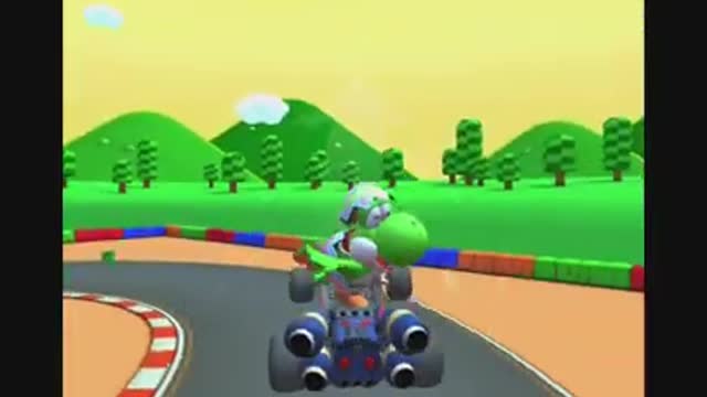 Mario Kart Tour - Plaid Ribbon Glider Gameplay (Trick Tour Tier Shop Reward)