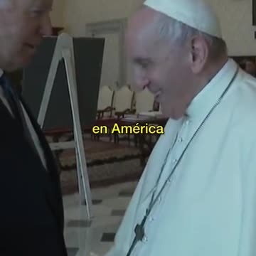 Biden to pope "You are the famous African-American baseball player in America."