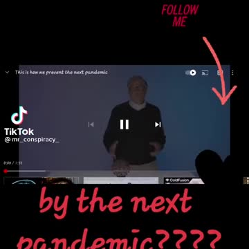 Bill Gates prepping you for his next pandemic