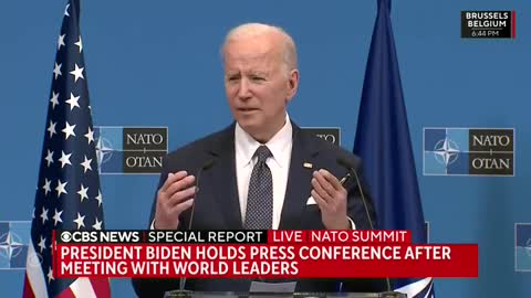 Biden- -I've been to many, many war zones-