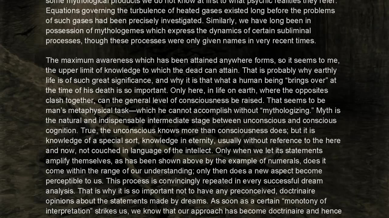 On Life After Death - Carl Jung - Audio Book with Text - Metaphysics, Afterlife, Psychology.