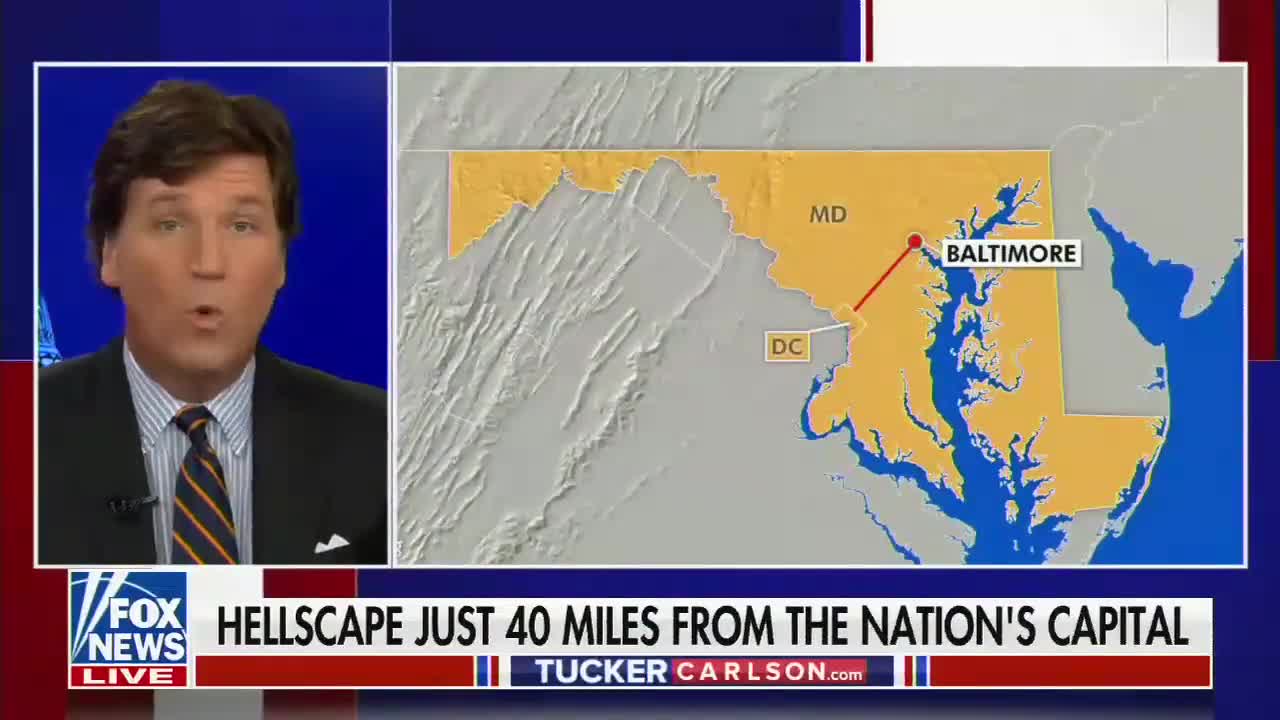 Tucker Carlson:Baltimore one of the worst places and it's a little bit of Haiti in the mid-Atlantic.