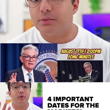 4 IMPORTANT DATES FOR THE MARKETS!