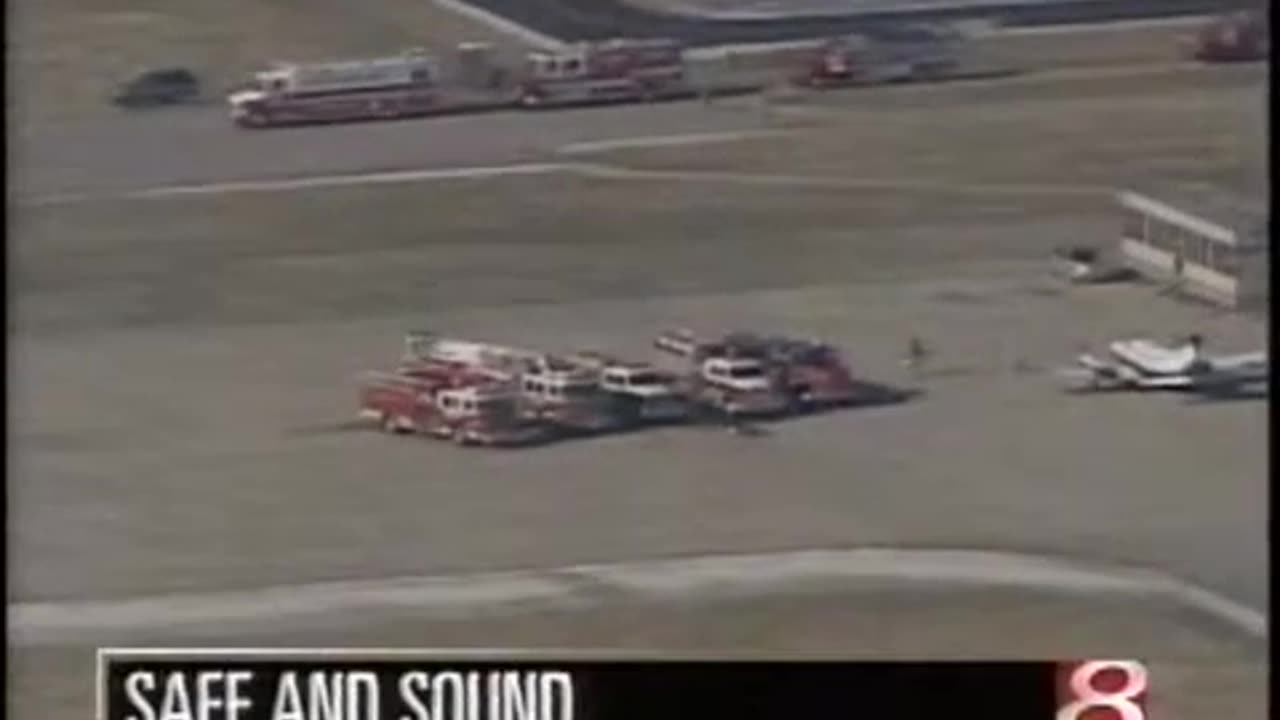 January 7, 2004 - Pilot's Emergency Landing in Indianapolis is Caught on Tape