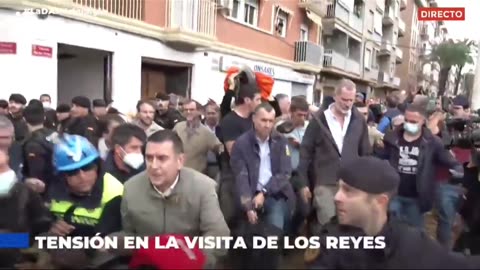 The visit of Felipe VI, Queen Letizia and Prime Minister Pedro Sánchez to the disaster areas