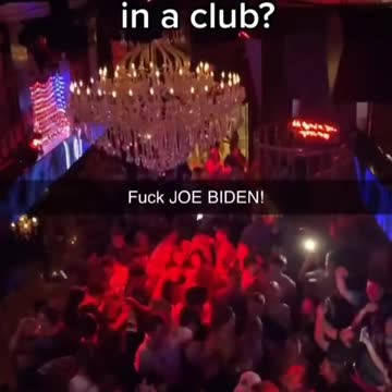 Patriots in a Tampa Bay club have an uplifting message for Joe Biden. 😂
