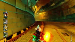 Crash Team Racing Nitro Fueled - Sewer Speedway Mirror Mode Gameplay