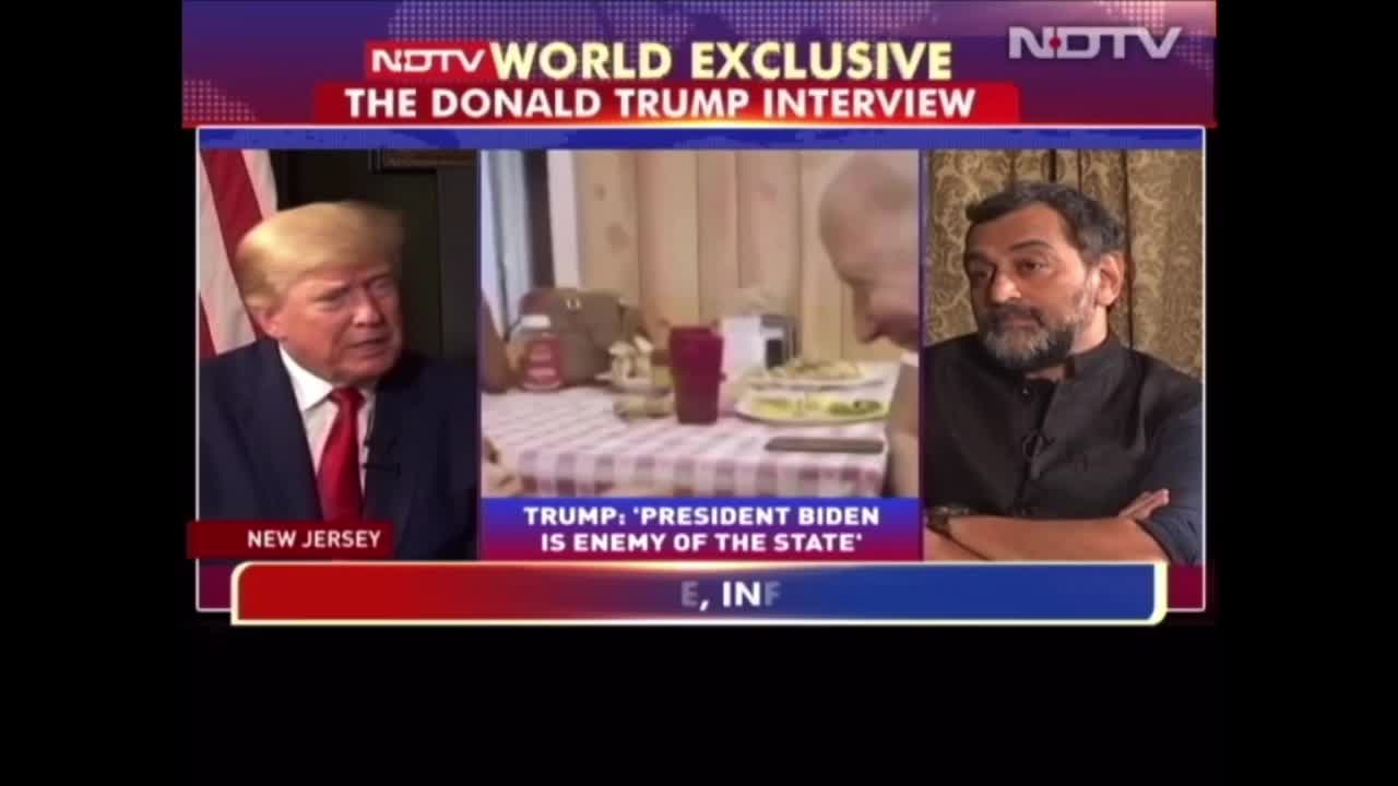 President Donald Trump Interview with NDTV India- September 8, 2022