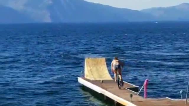 Epic fails: Woman crashes face first into bike ramp