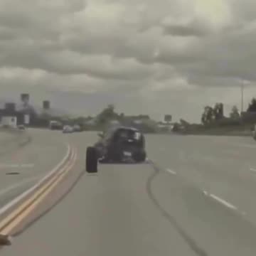 "Wheel of Chaos: The Day a Running Car Took Flight"