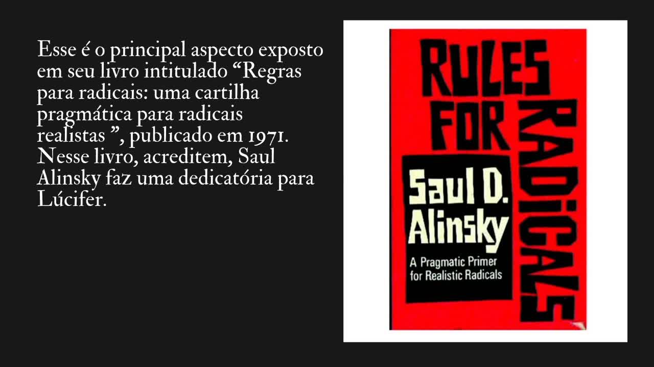 Saul Alinsky, autor de Regras para Radicais