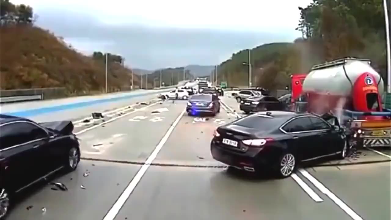 Ice on the road
