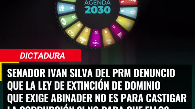 SENADOR DEL PRM EXPLICA LEY DE EXTINCIÓN DE DOMINIO.