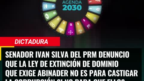 SENADOR DEL PRM EXPLICA LEY DE EXTINCIÓN DE DOMINIO.