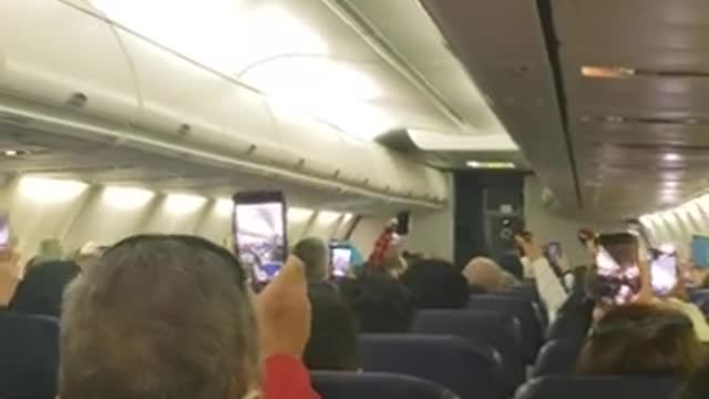 Patriots SINGING National Anthem on a Flight... Absolutely Awesome!