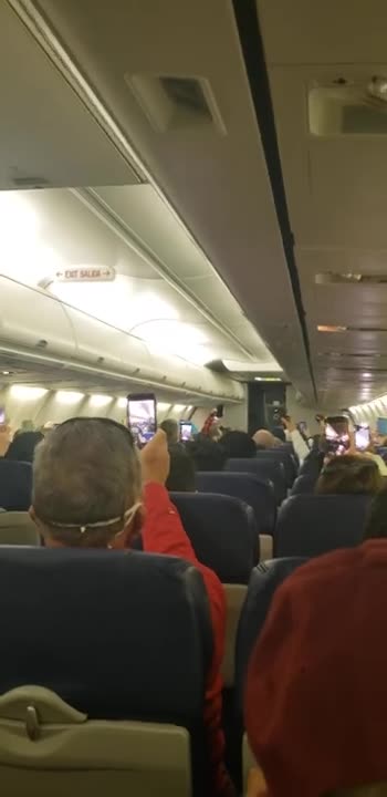 Patriots SINGING National Anthem on a Flight... Absolutely Awesome!