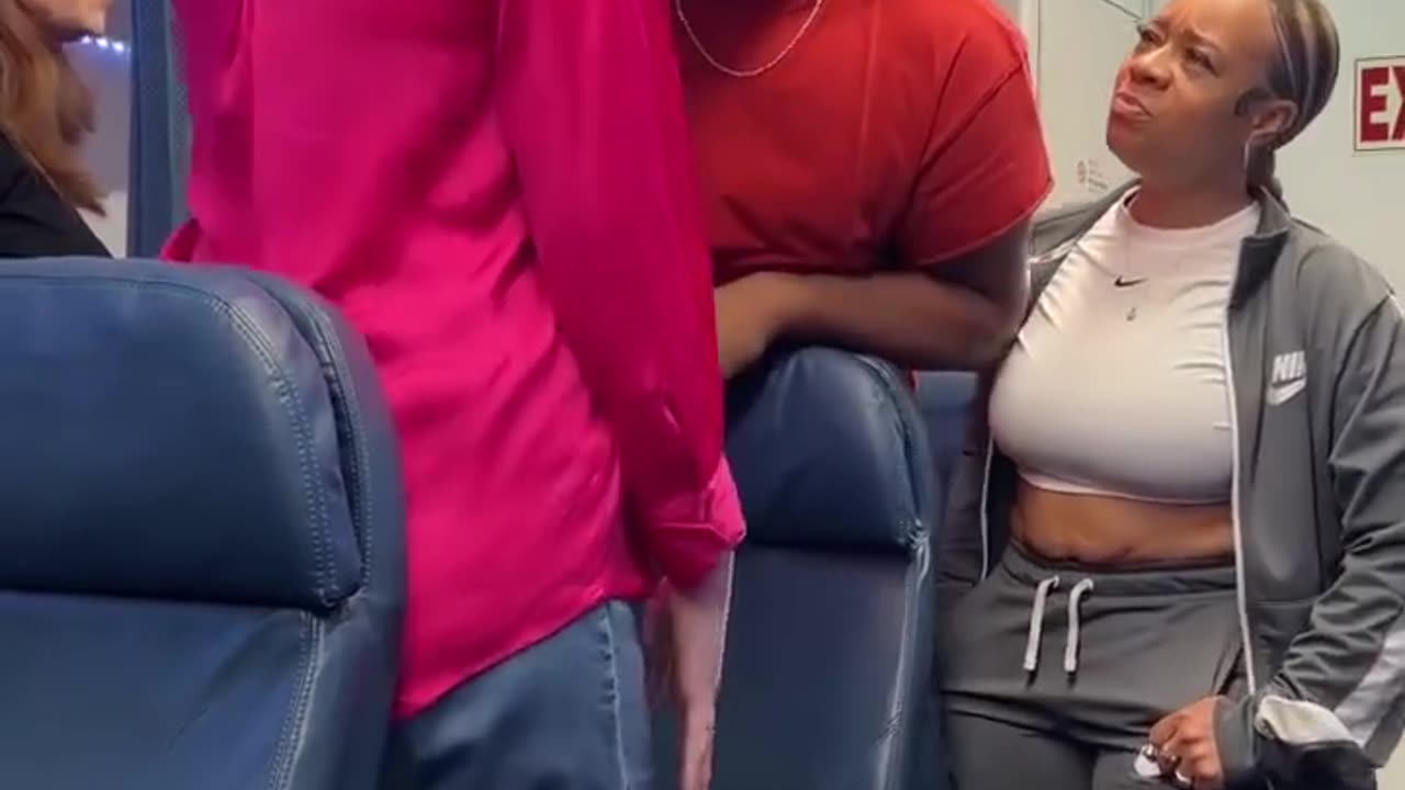 Karen starts fight on plane