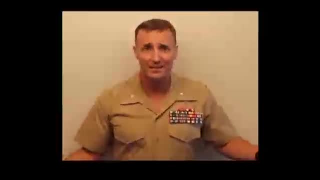 Lt. Col. Stewart Scheller Message to America