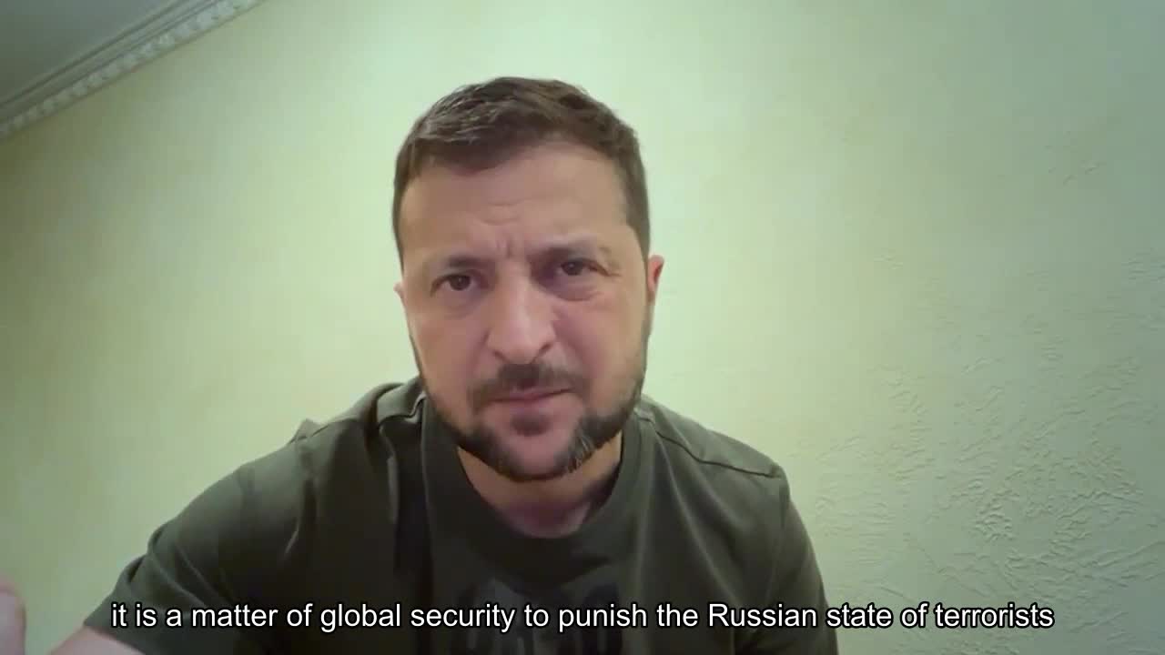 Zelensky promises to prosecute war criminals from the Russian Federation as Nazis