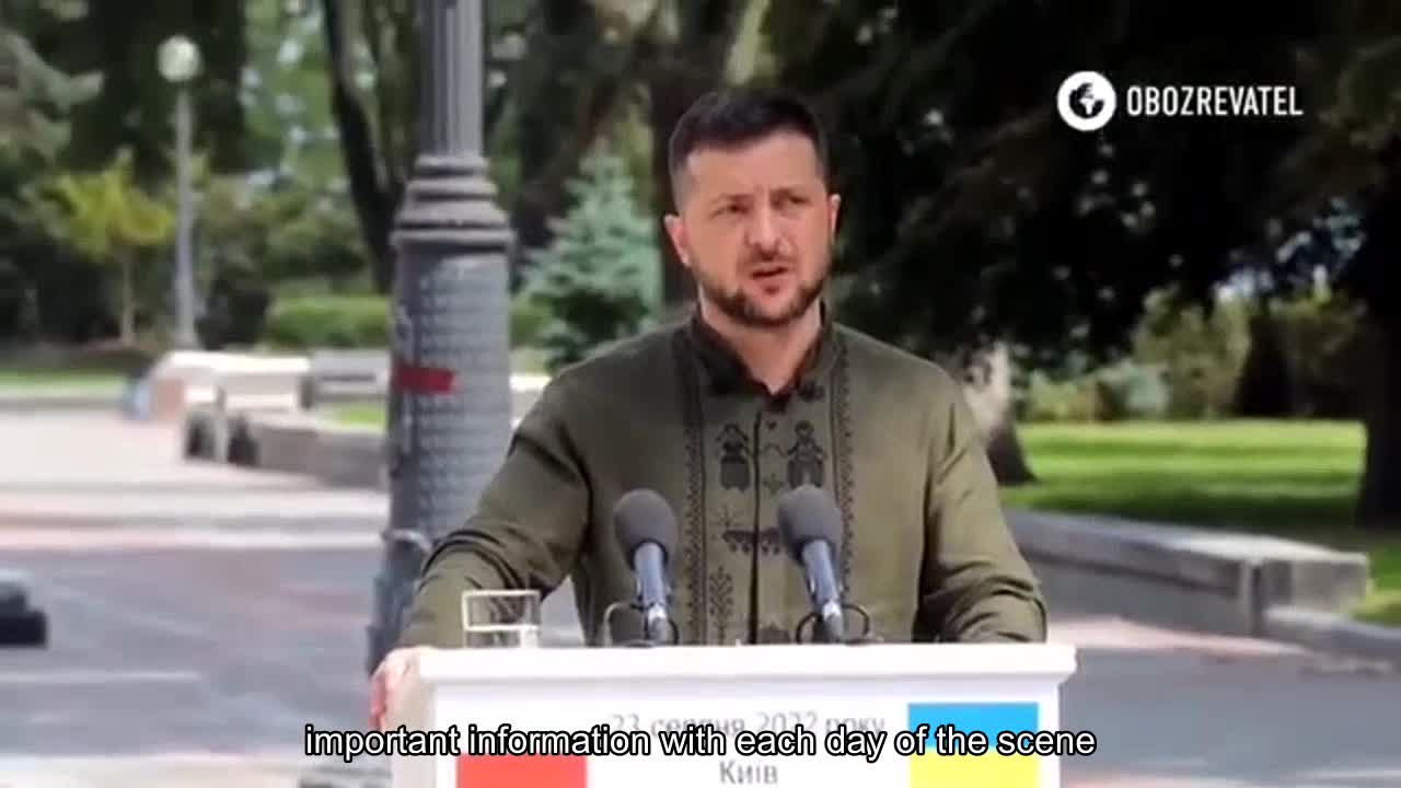 Zelensky promised powerful strikes against the occupiers if they shell Ukrainian cities during the