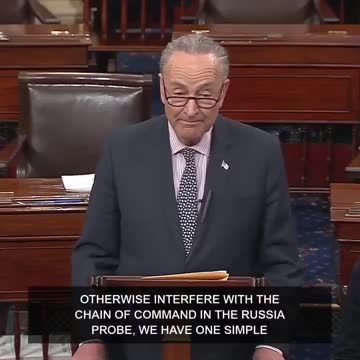 Schumer Baits Trump Into Firing Mueller On Senate Floor — Don't Even Think About It