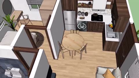 Small House 5 x 6 meters ( 30 sqm )