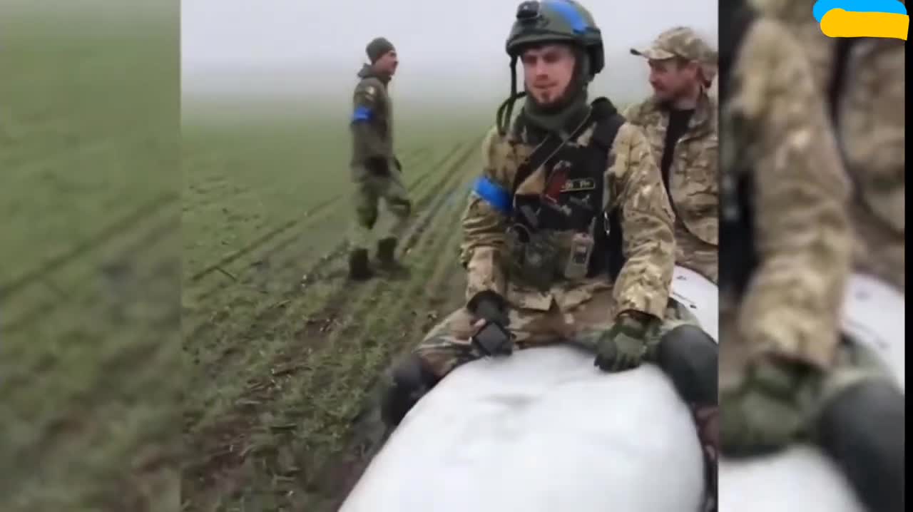 Ukrainian Soldiers Riding unexploded Russian Missile for selfies