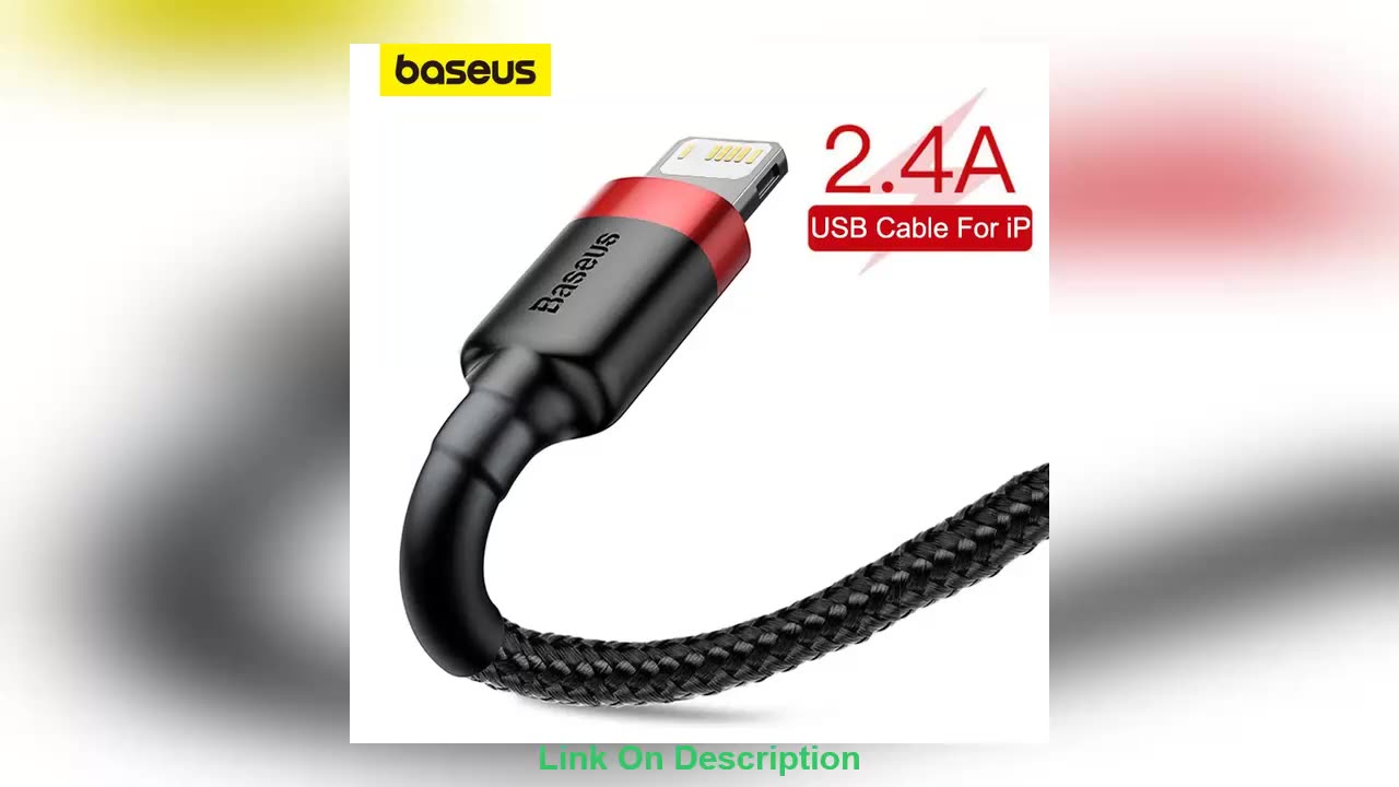 Review Baseus USB Cable for iPhone14 13