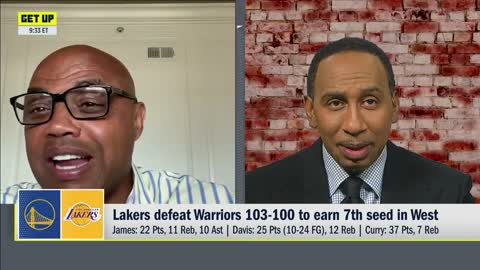 Lakers depeat Warriors 100-103 to earn 7 Seed in the West