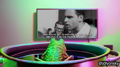 Radicalizing the frogs