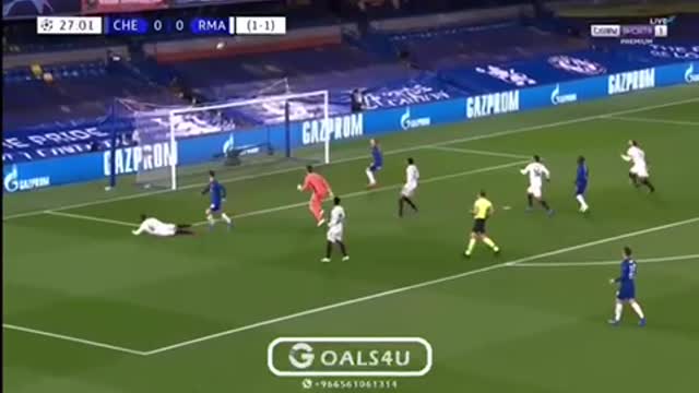 Werner goal against Madrid