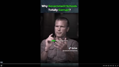 Pete Hegseth on the corruption in government schools.