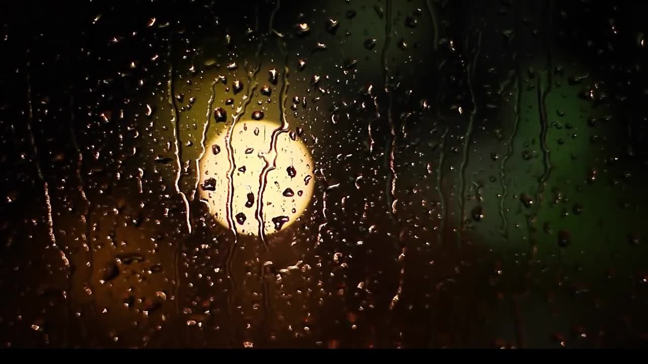 20 Minutes of Rain Drops on a Mirror