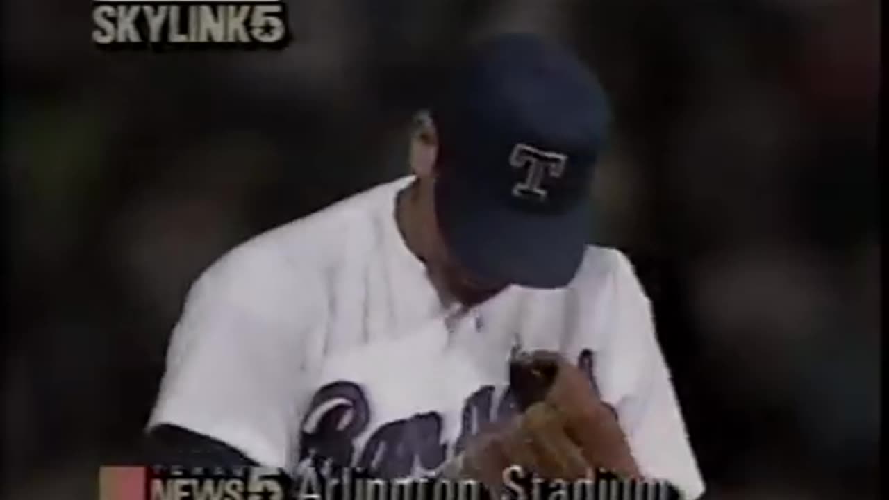 Nolan Ryan throws his 7th No-Hitter May 1, 1991