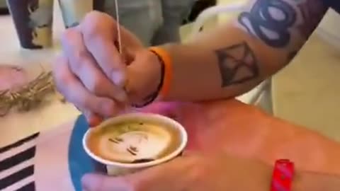 INSANE LATTE ART🤯🤩☕️