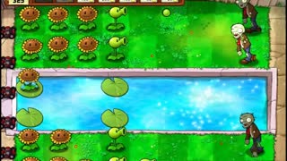 Plants vs Zombies Aventura Piscina Nivel 3 1