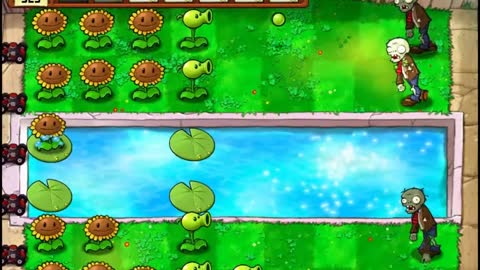 Plants vs Zombies Aventura Piscina Nivel 3 1