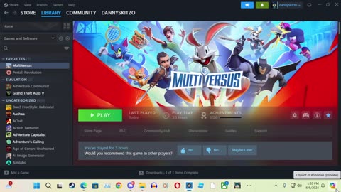 Multiversus Playing the story and leveling up my characters