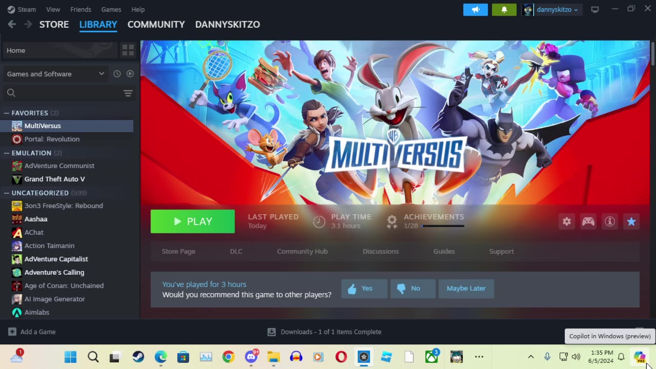 Multiversus Playing the story and leveling up my characters