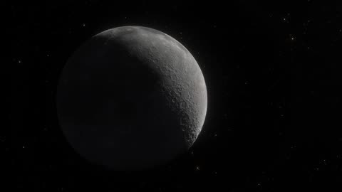 Moon in Space (High Quality)