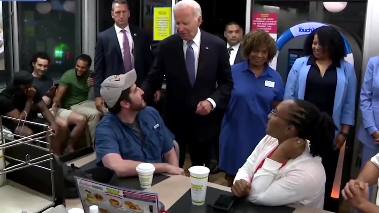 Biden grilled over debate performance from patrons at Waffle House