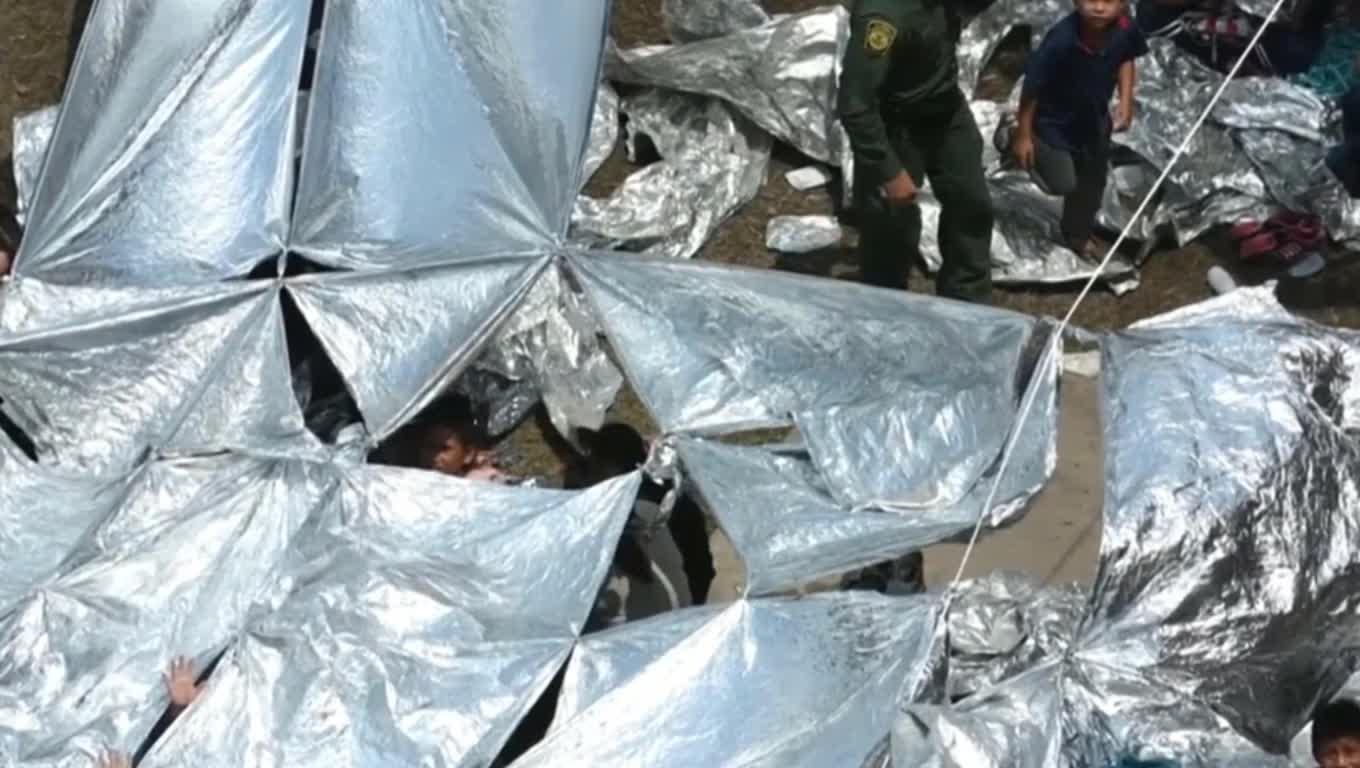 ‘Help, 40 days here’: Photos show migrants crammed into U.S. border facilities