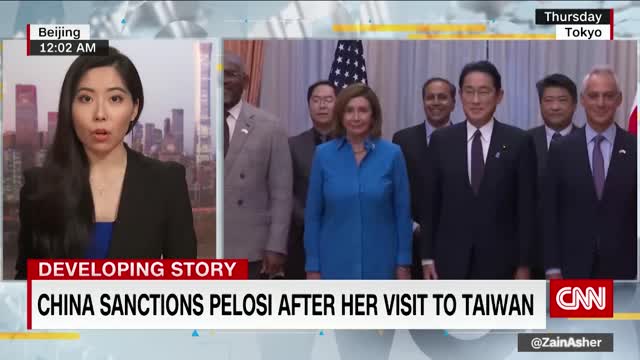 China targets Pelosi and her family with sanctions