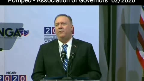Pompeo at Association of Governors Meeting 02/2020
