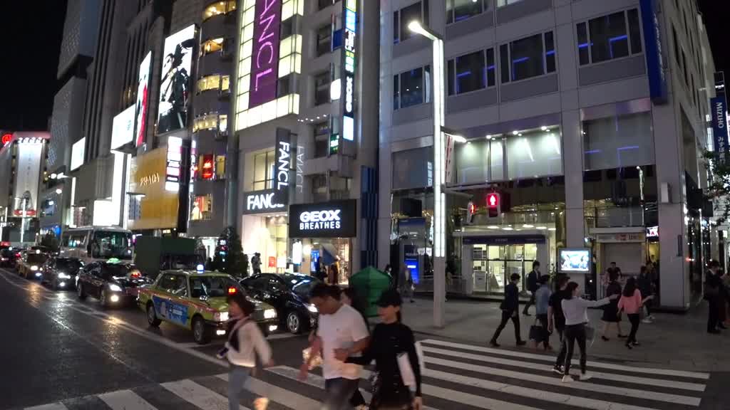 Back to Tokyo Ginza Night in Autumn 2019